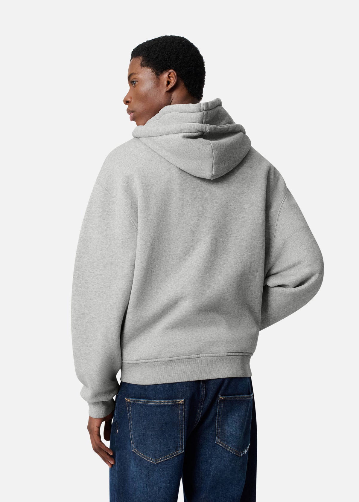 Trey Mélange Hoodie - Grey Melange - image 3