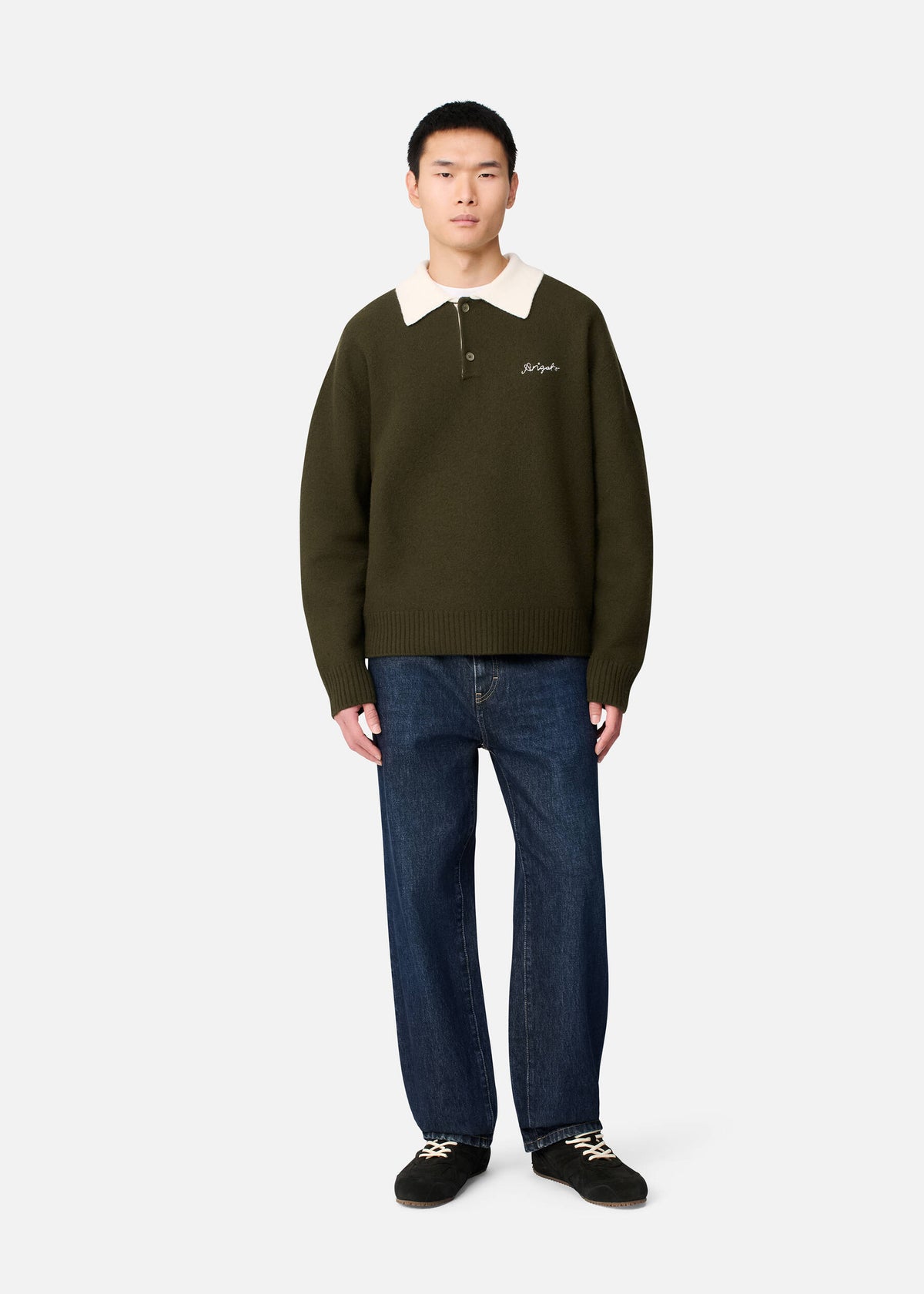 Archive Straight Jeans - Dark Blue - image 4