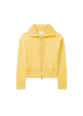 Verve Zip-Up Cardigan - Yellow - image 1