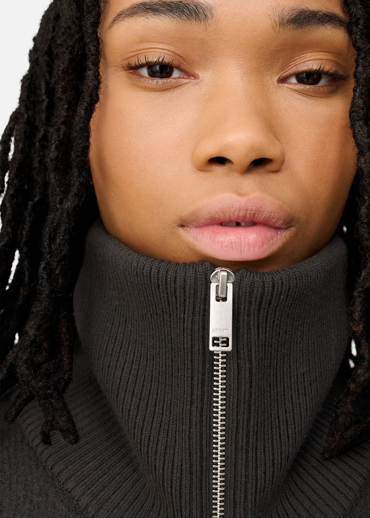 Verve Zip-Up Cardigan - Dark Grey - image 7
