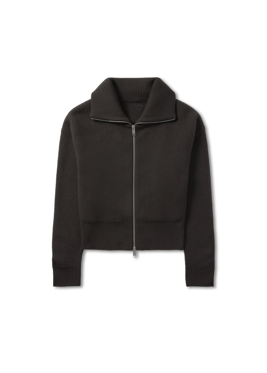Verve Zip-Up Cardigan - Dark Grey - image 1