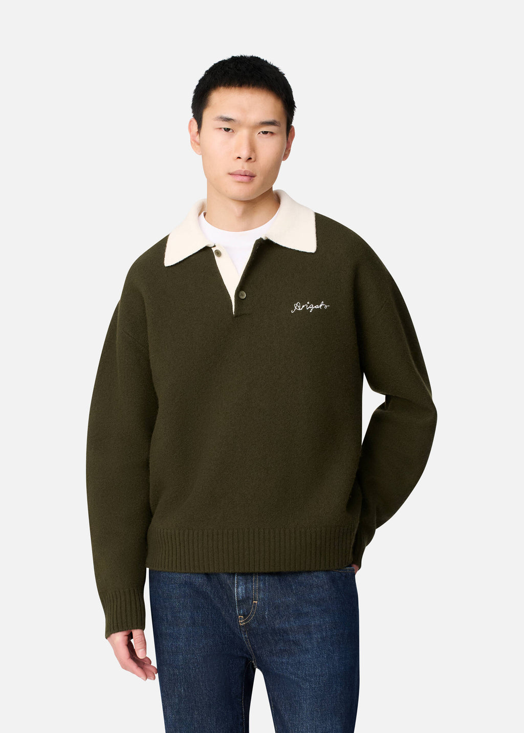 Sonny Polo Sweater - Dark Green - image 2