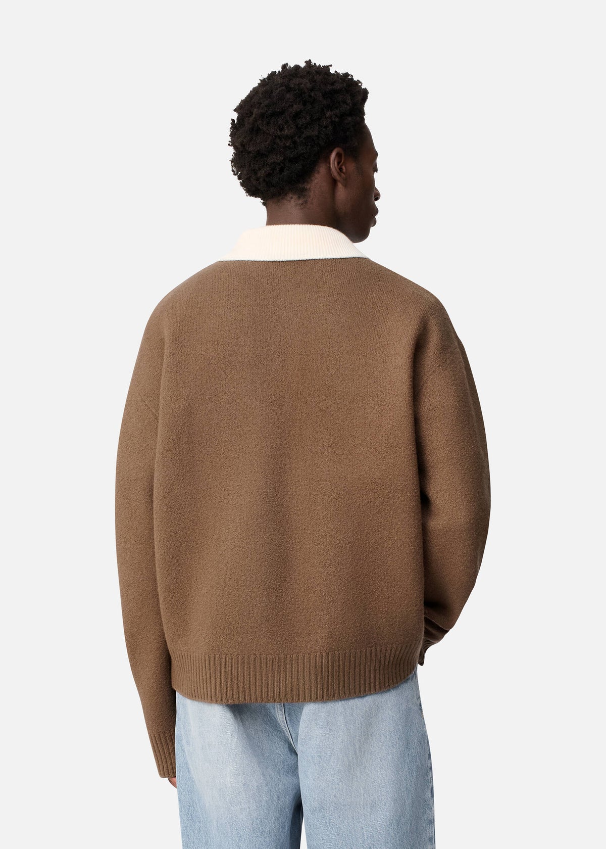 Sonny Polo Sweater - Mid Brown - image 3
