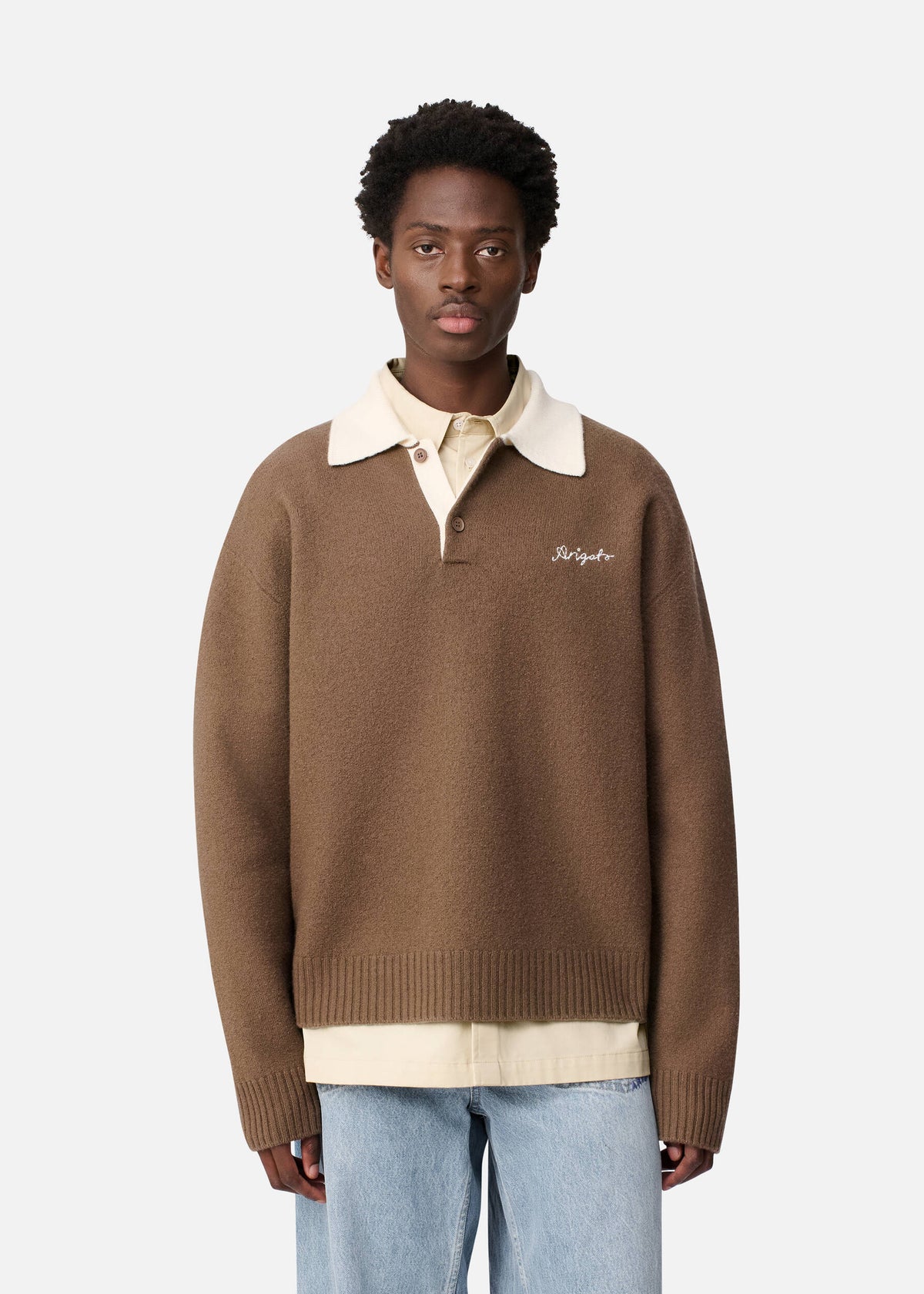 Sonny Polo Sweater - Mid Brown - image 5