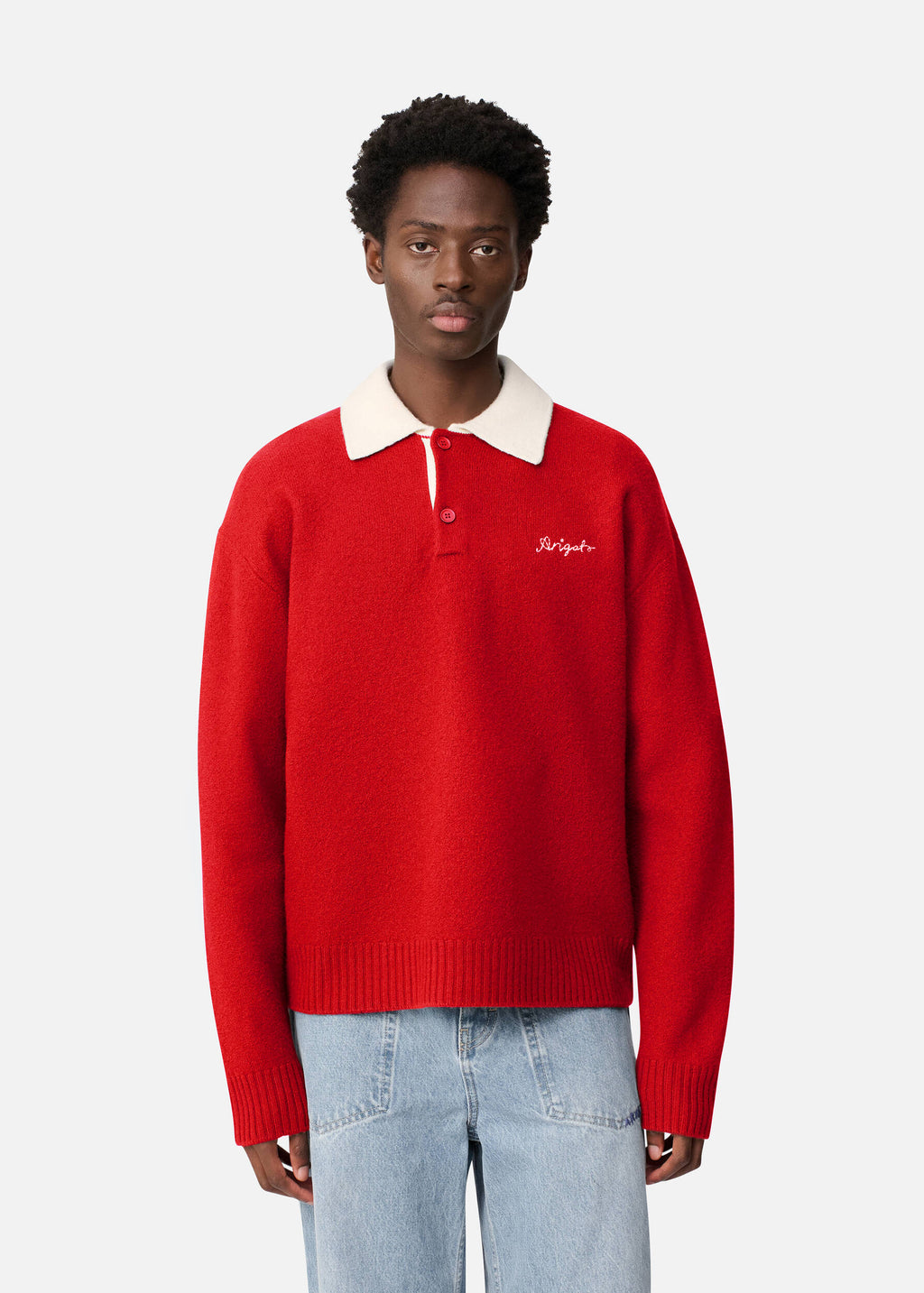 Sonny Polo Sweater - Red - image 2