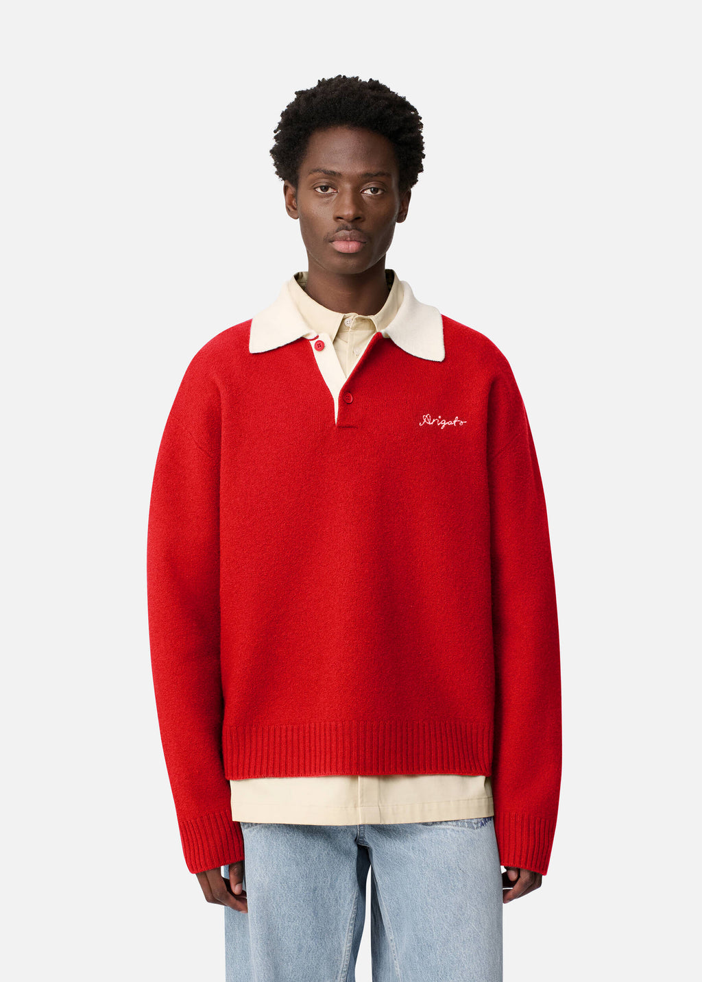 Sonny Polo Sweater - Red - image 5