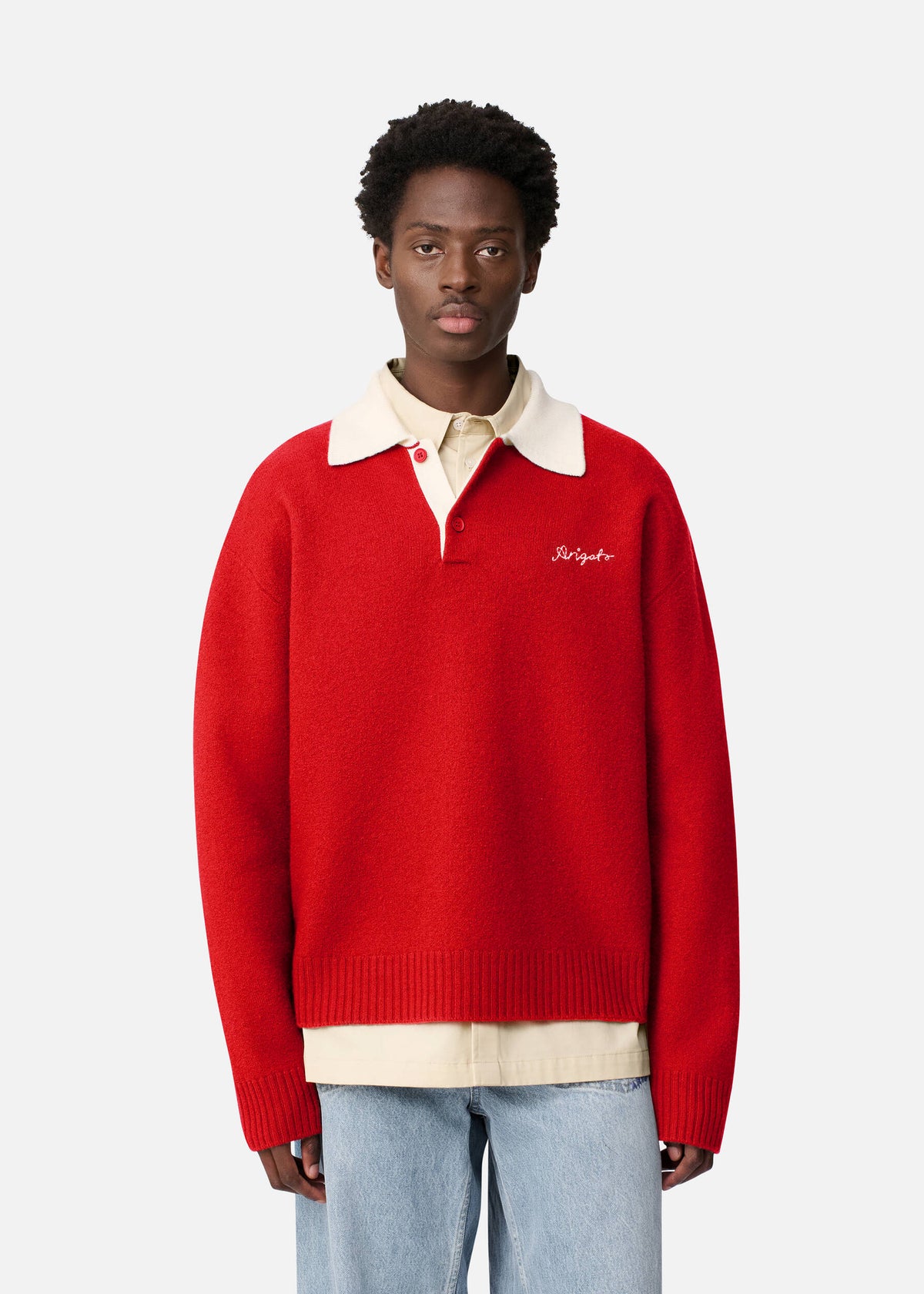 Sonny Polo Sweater - Red - image 5