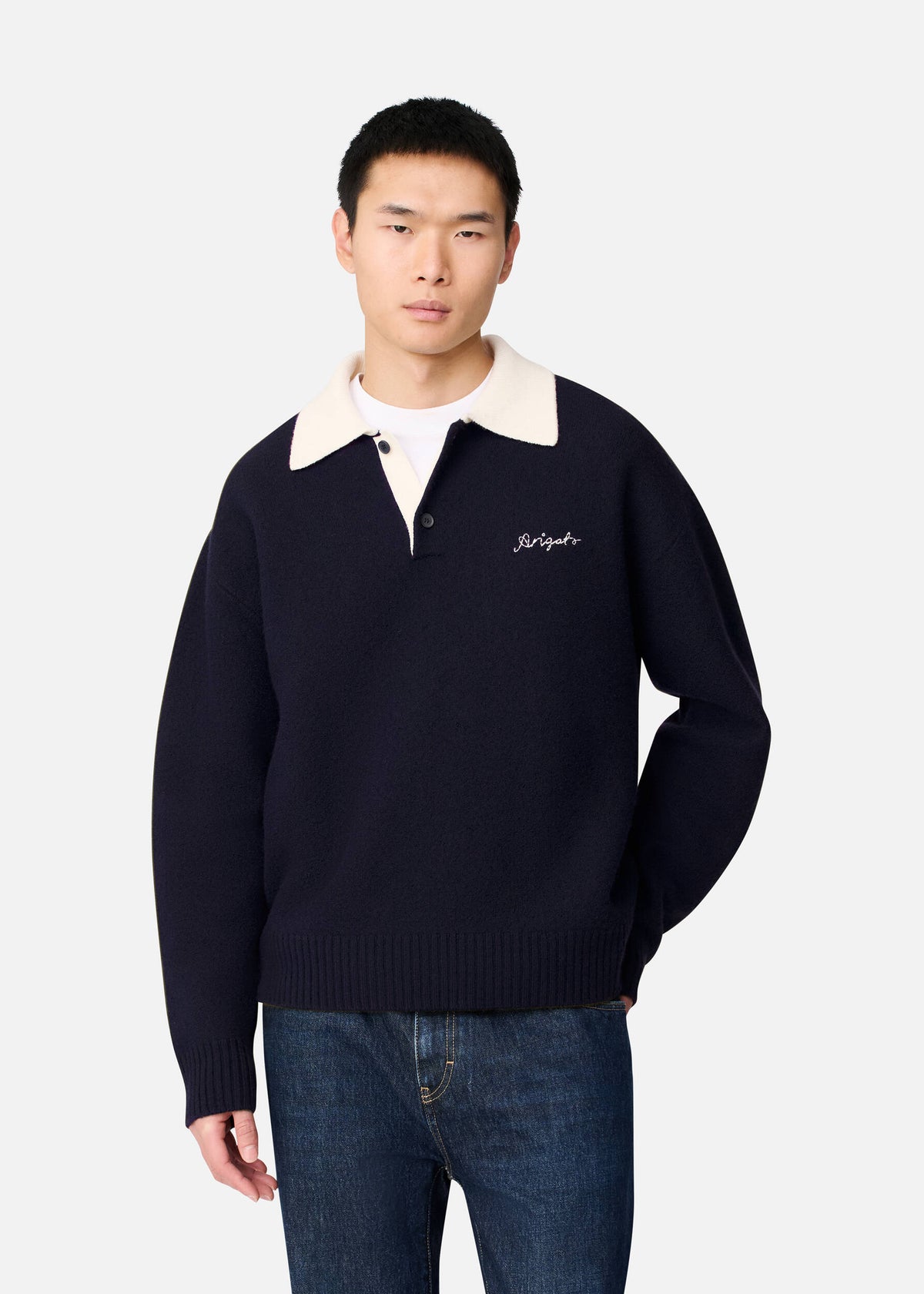 Sonny Polo Sweater - Navy - image 2