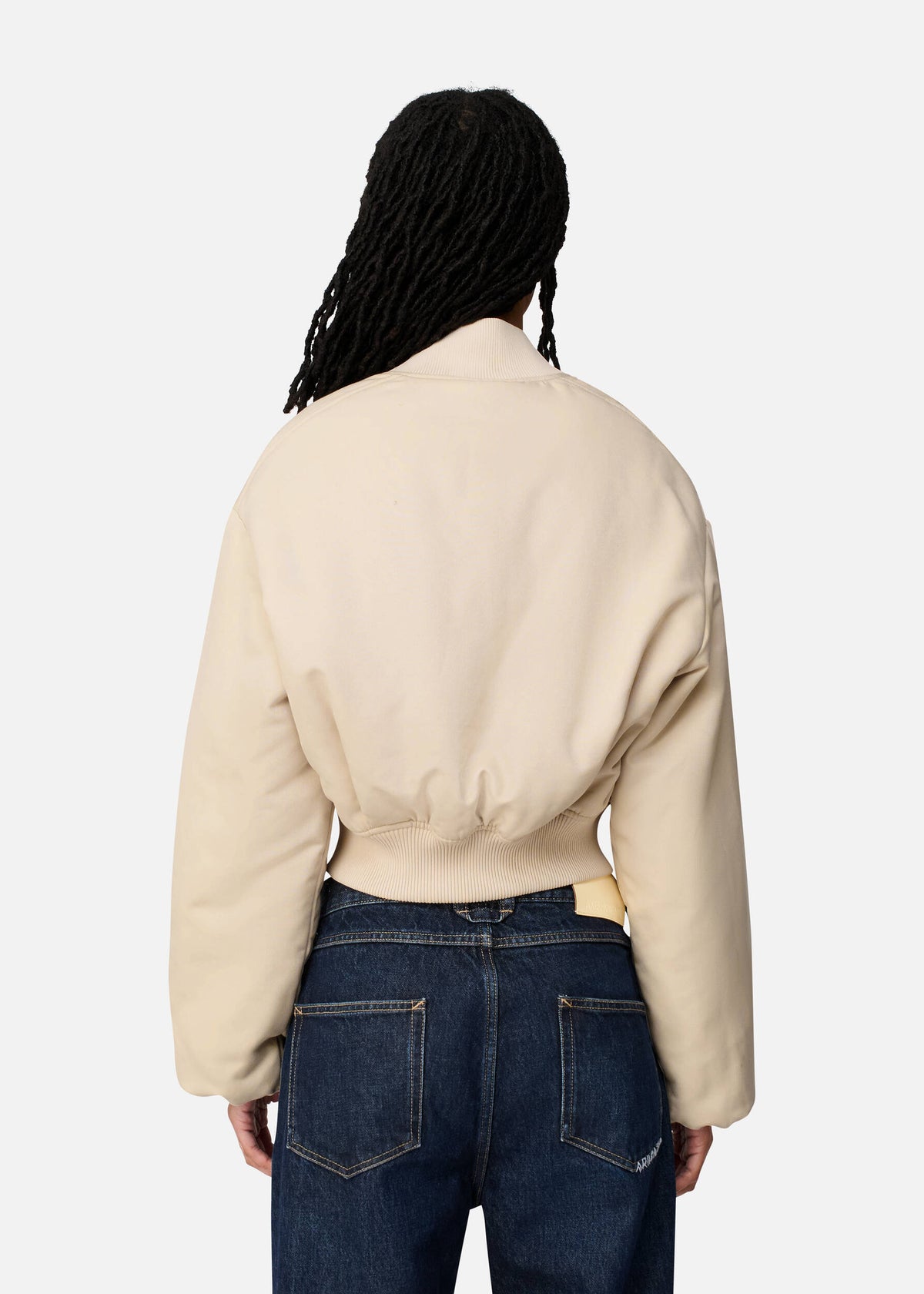 Lola Bomber Jacket - Beige - image 3