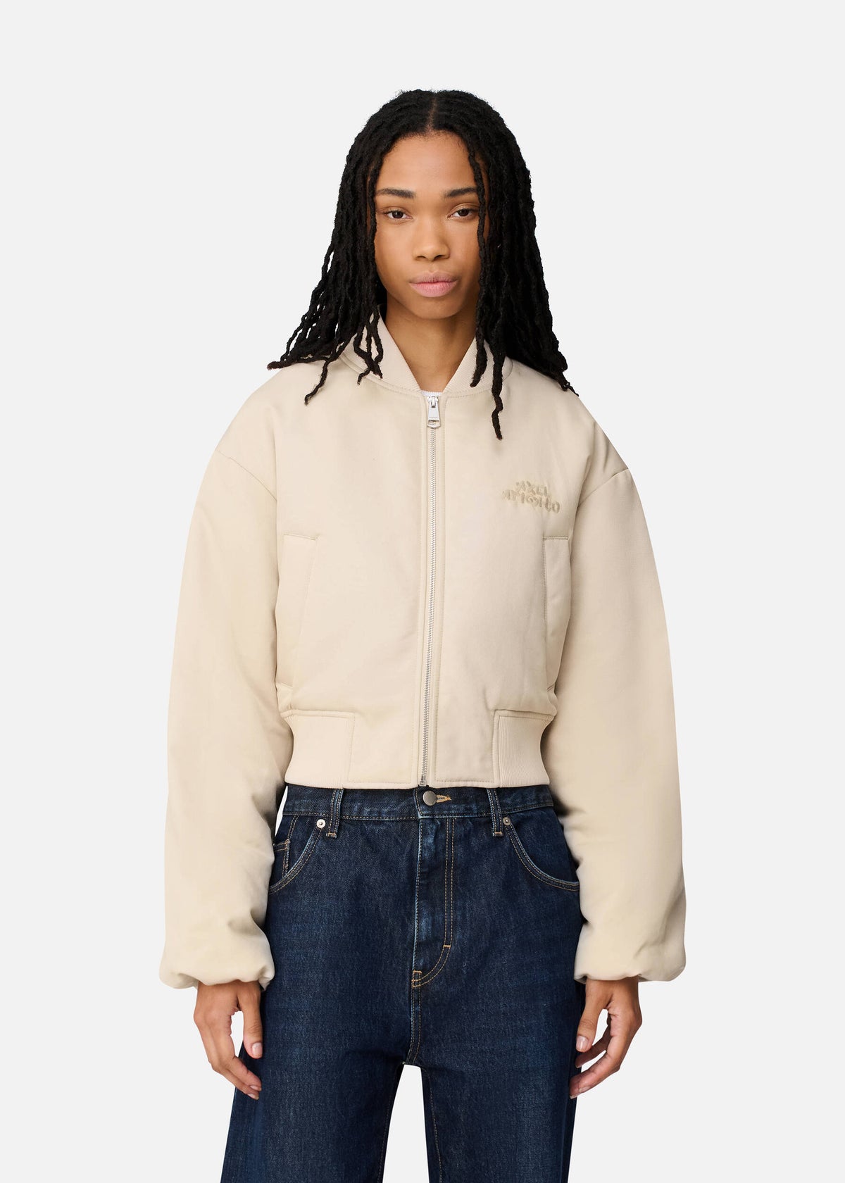 Lola Bomber Jacket - Beige - image 5