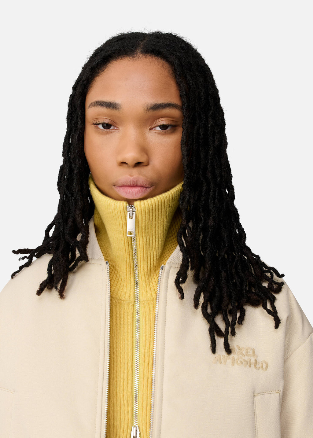 Lola Bomber Jacket - Beige - image 6