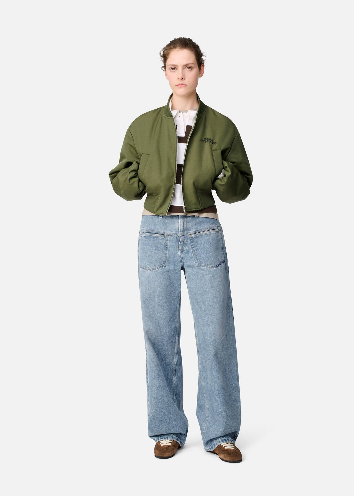 Lola Bomber Jacket - Green - image 4