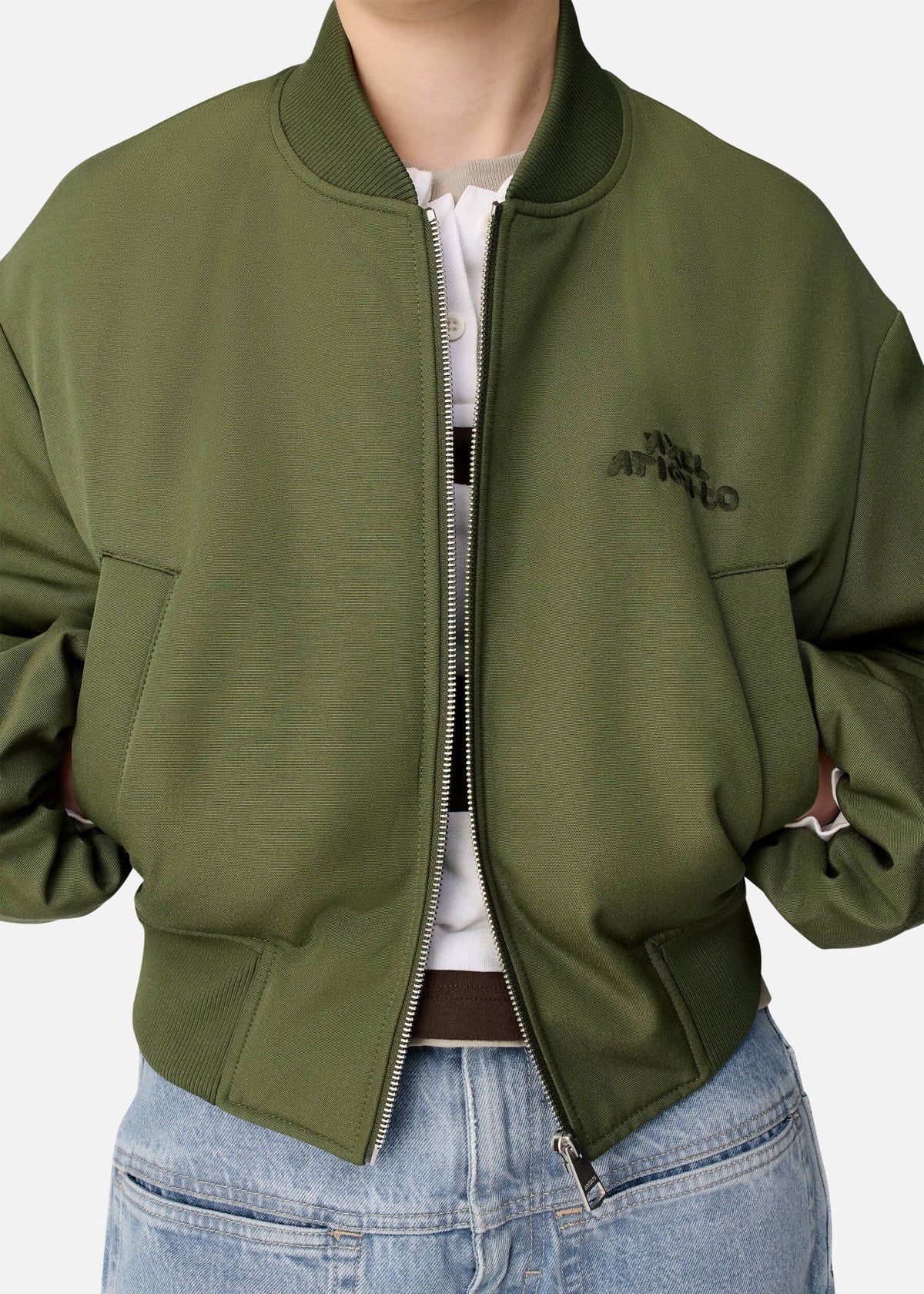 Lola Bomber Jacket - Green - image 7