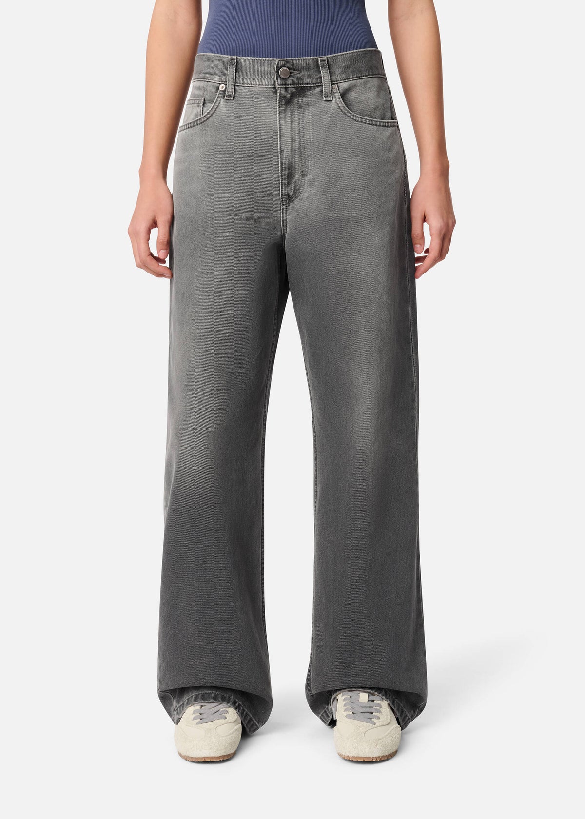Lidia Straight Jeans - Grey - image 2