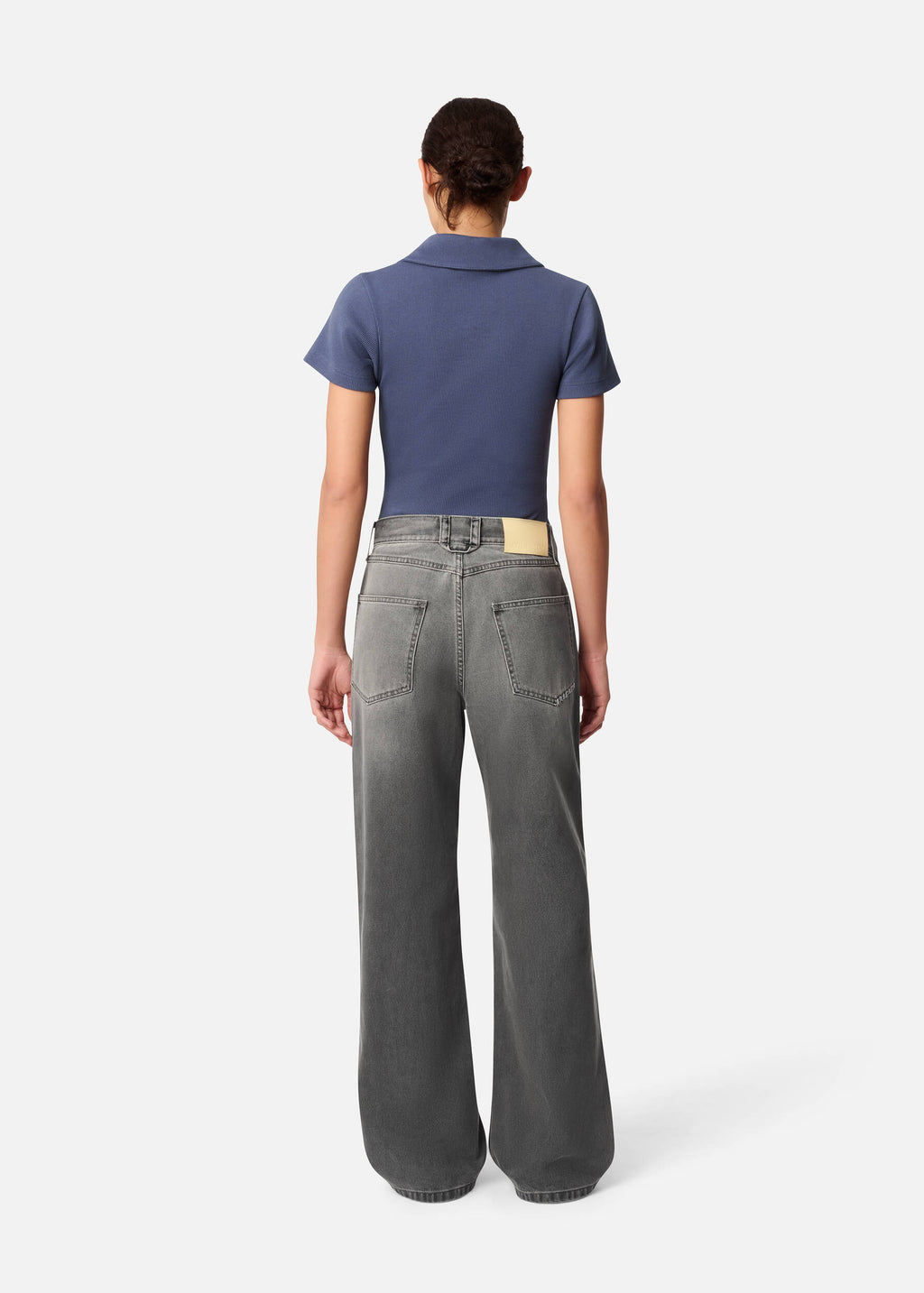 Lidia Straight Jeans - Grey - image 3