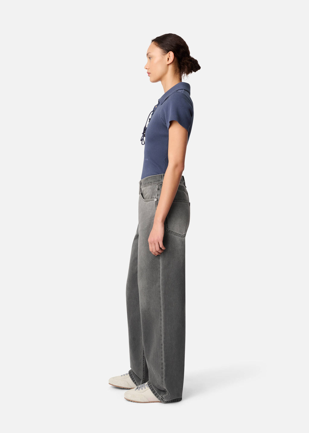 Lidia Straight Jeans - Grey - image 5