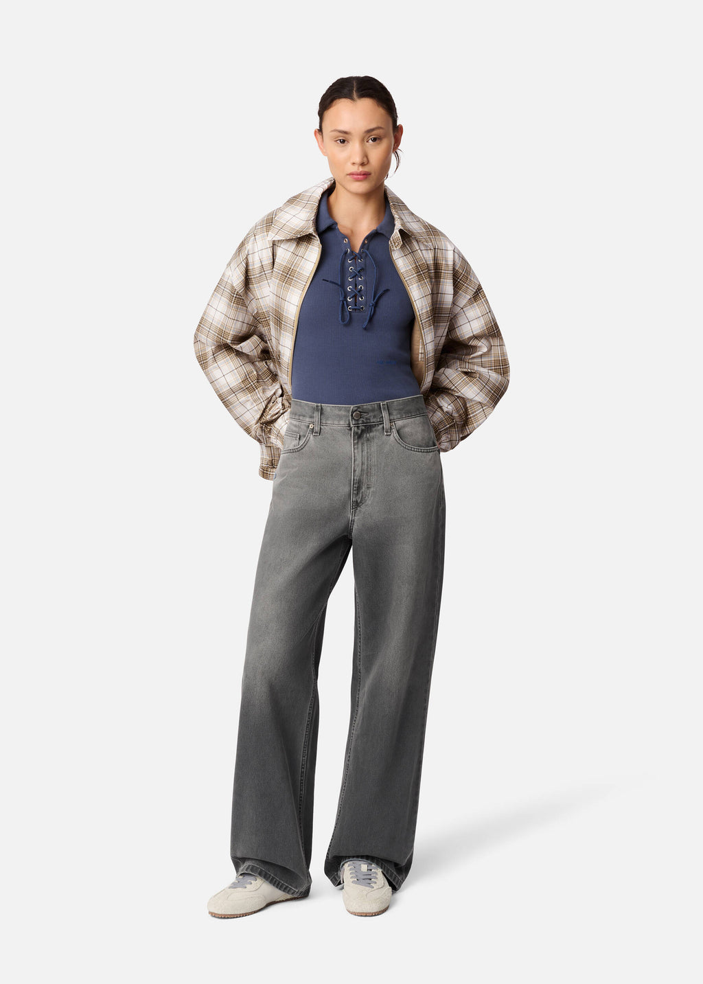 Lidia Straight Jeans - Grey - image 6