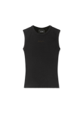 Scoop Ribbed Tank - Black - image 1