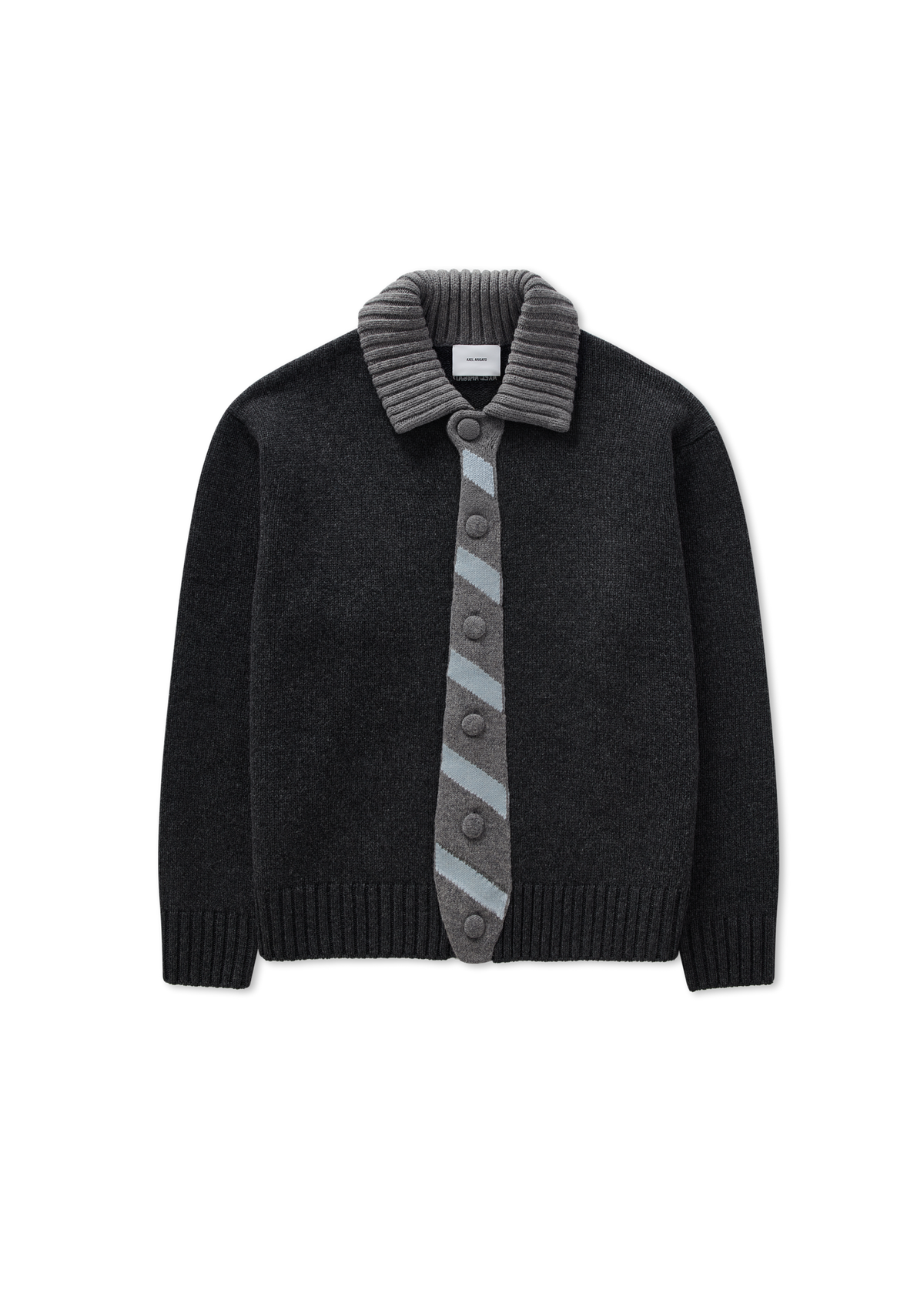 Tether Tie Cardigan - Dark Grey - image 1