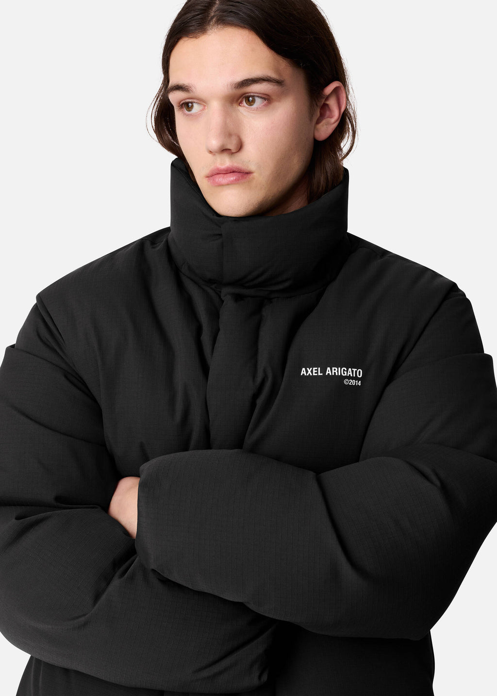 Tent Puffer Jacket - Black - image 9