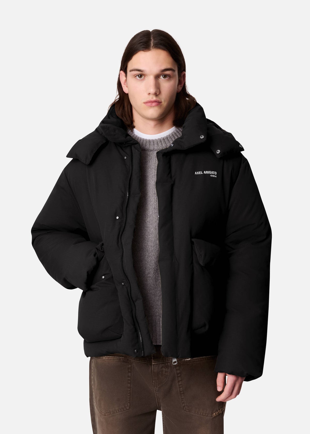 Tent Puffer Jacket - Black - image 7