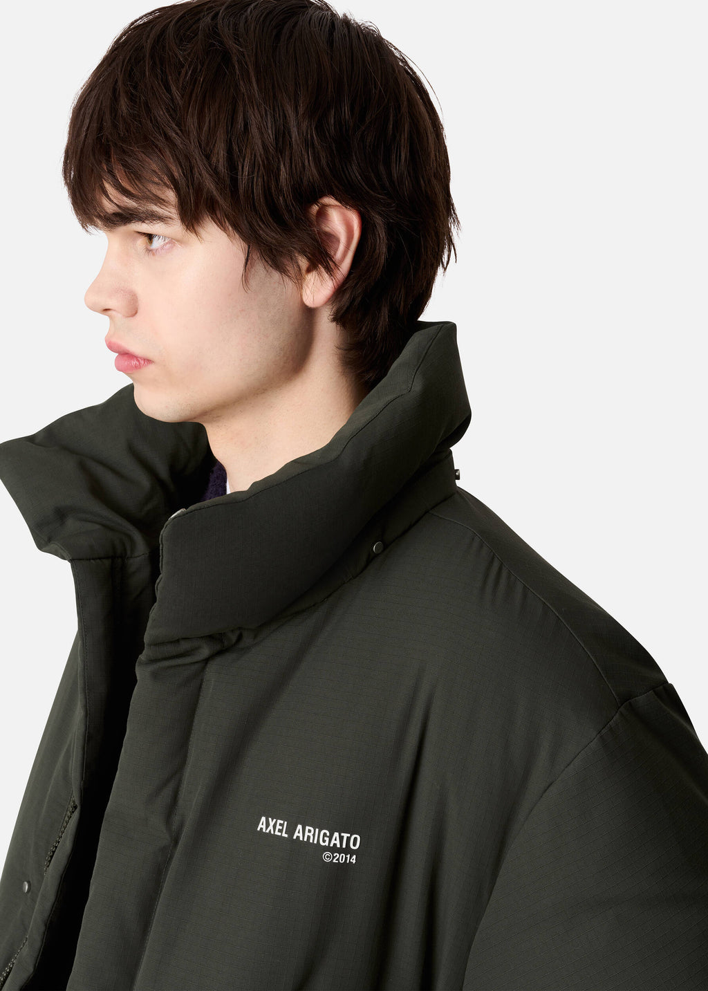 Tent Puffer Jacket - Dark Green - image 8