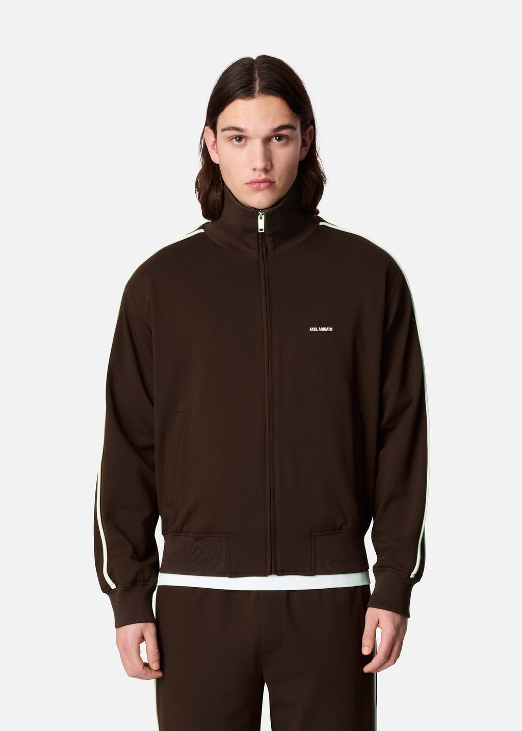Curb Track Jacket - Brown - image 2