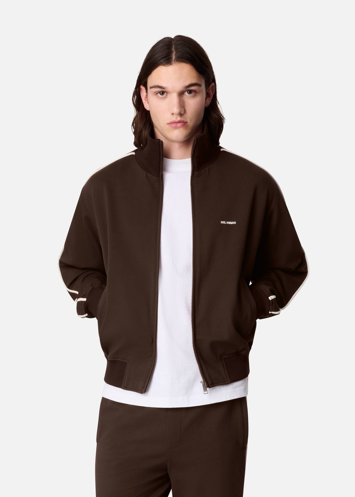 Curb Track Jacket - Brown - image 6