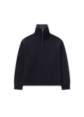 Trace Half Zip Sweater - Black/Dark Grey - image 1