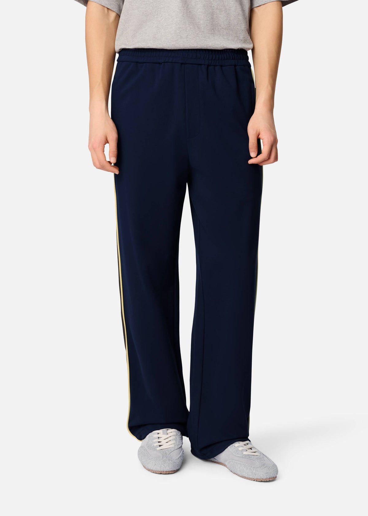 Curb Track Pants - Navy - image 2