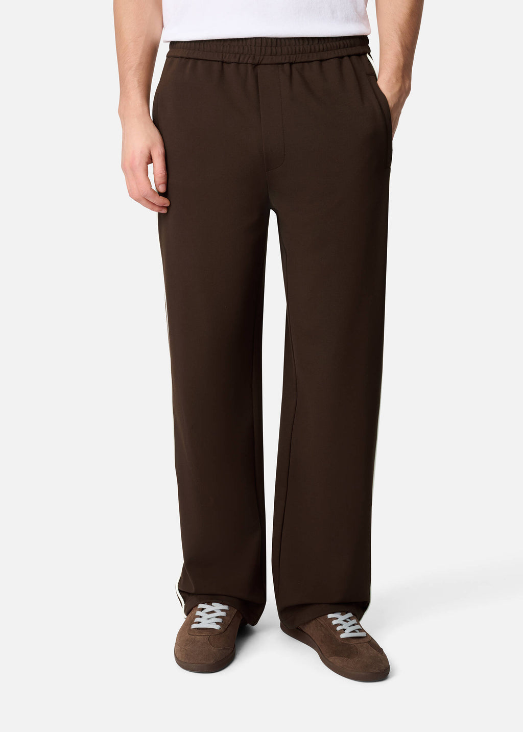 Curb Track Pants - Brown - image 2