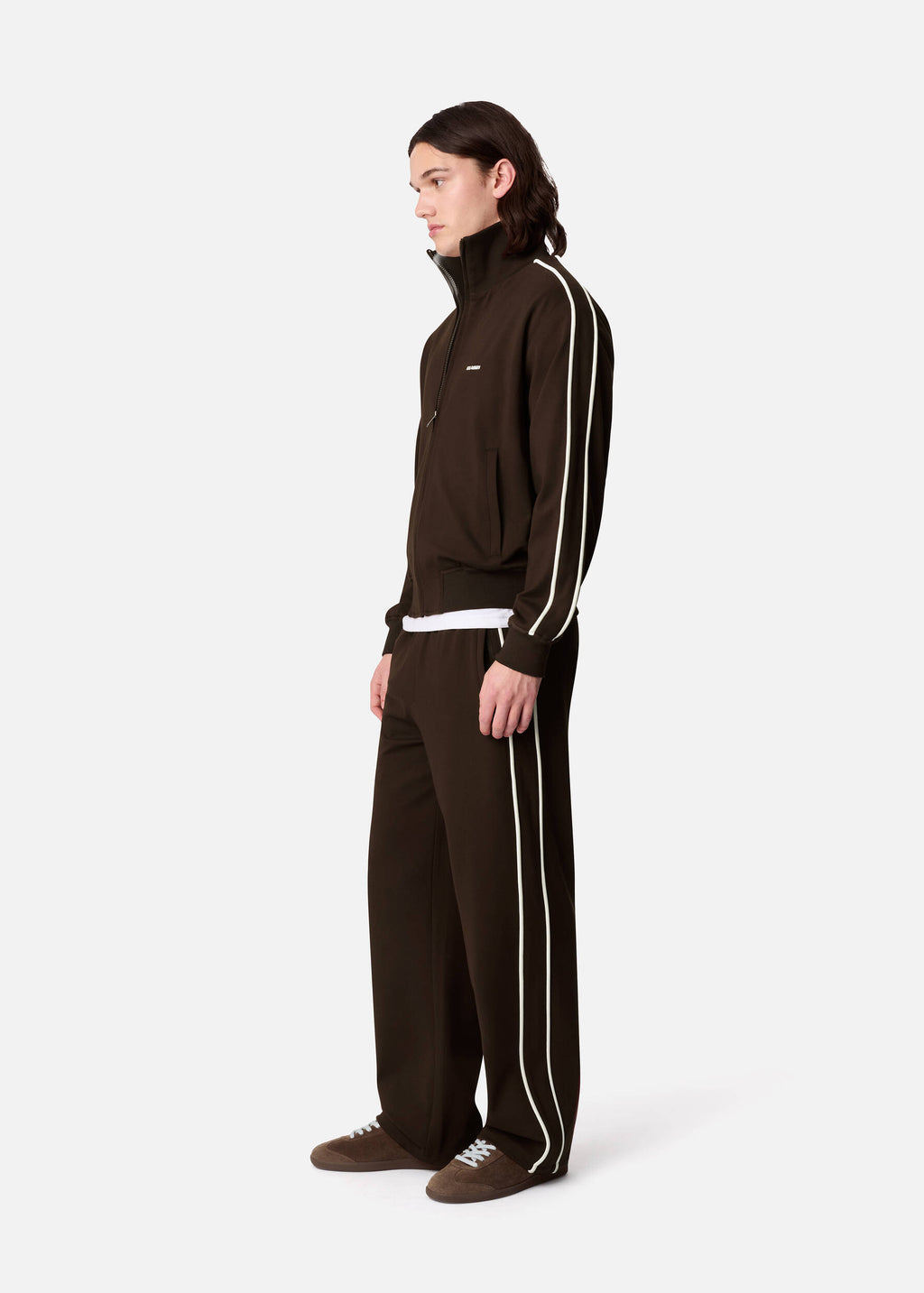 Curb Track Pants - Brown - image 6