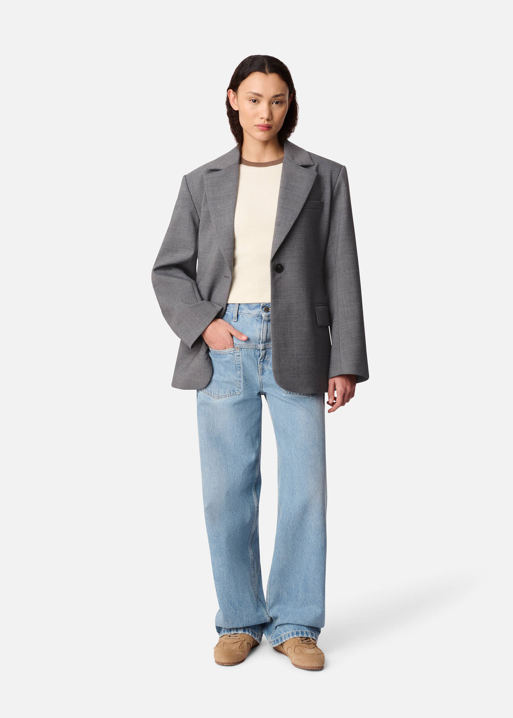 Wren Blazer - Grey - image 5