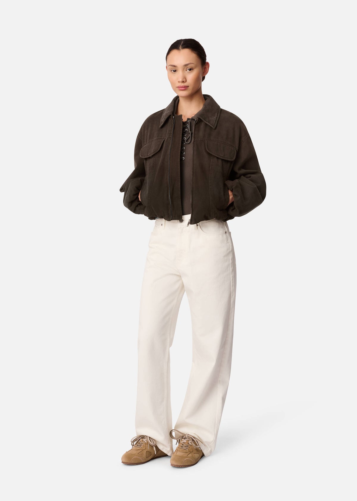 Aerie Jacket - Brown - image 4