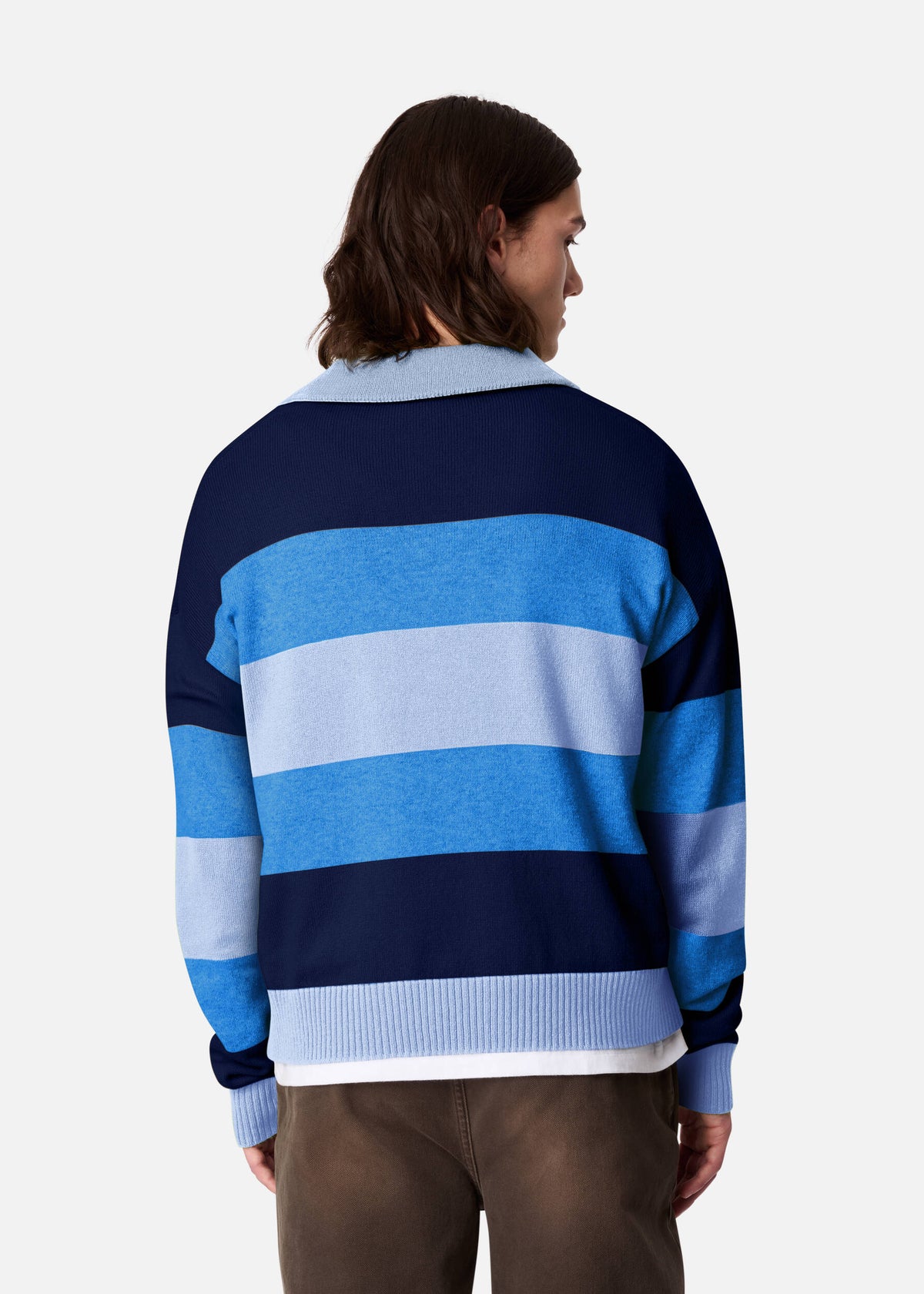 Marine Polo Sweater - Blue - image 3