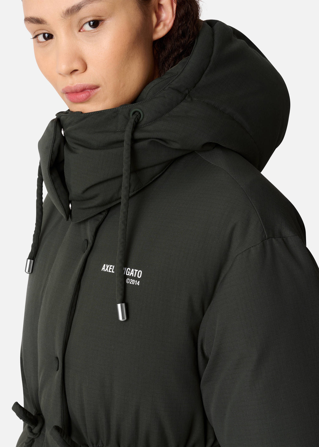 Grove Puffer Jacket - Dark Green - image 9