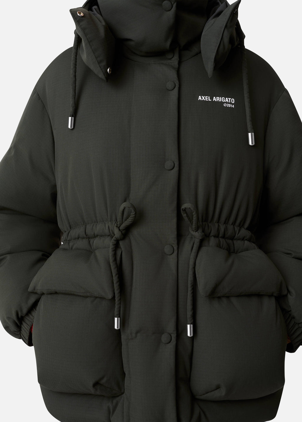 Grove Puffer Jacket - Dark Green - image 10