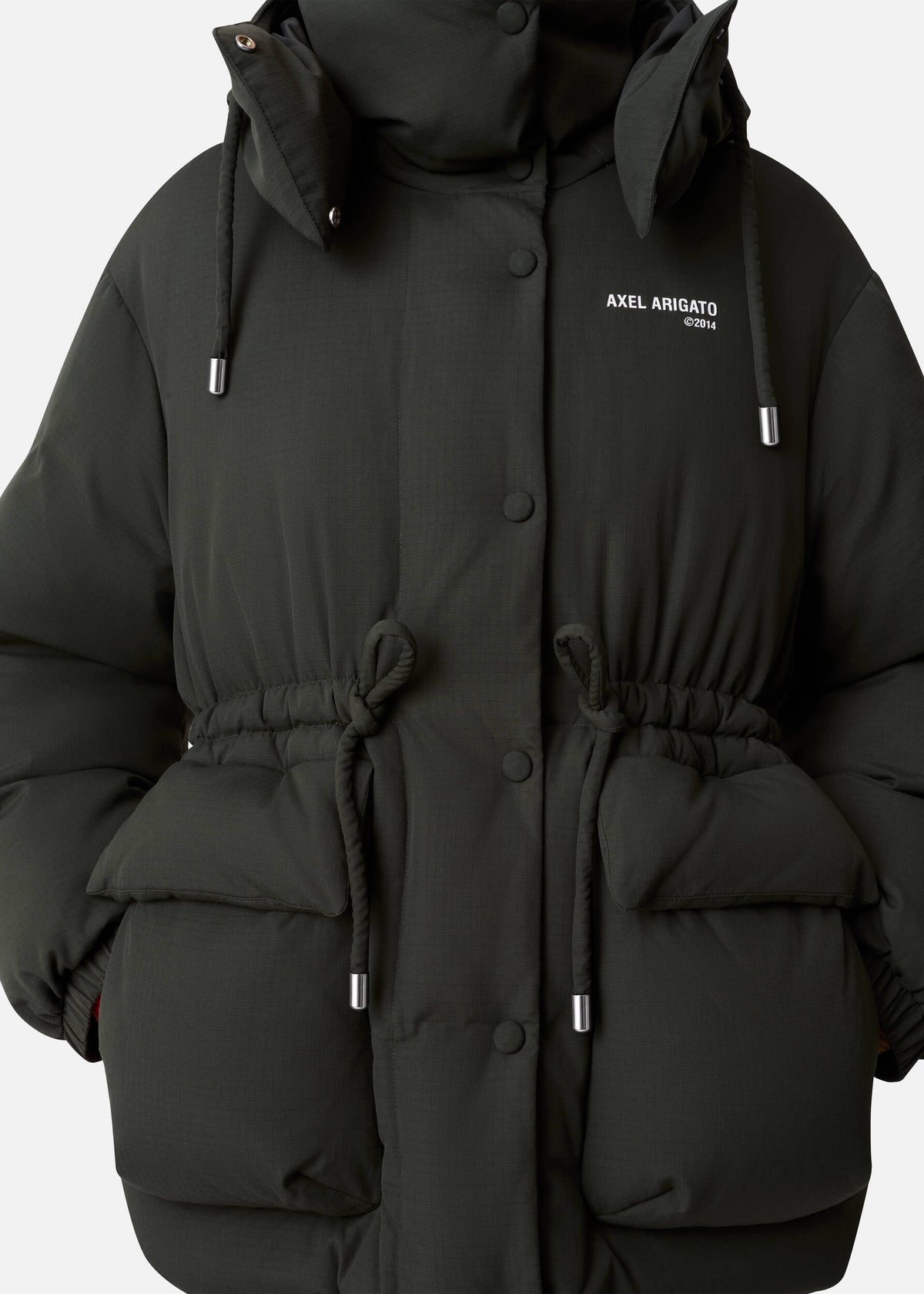 Grove Puffer Jacket - Dark Green - image 10