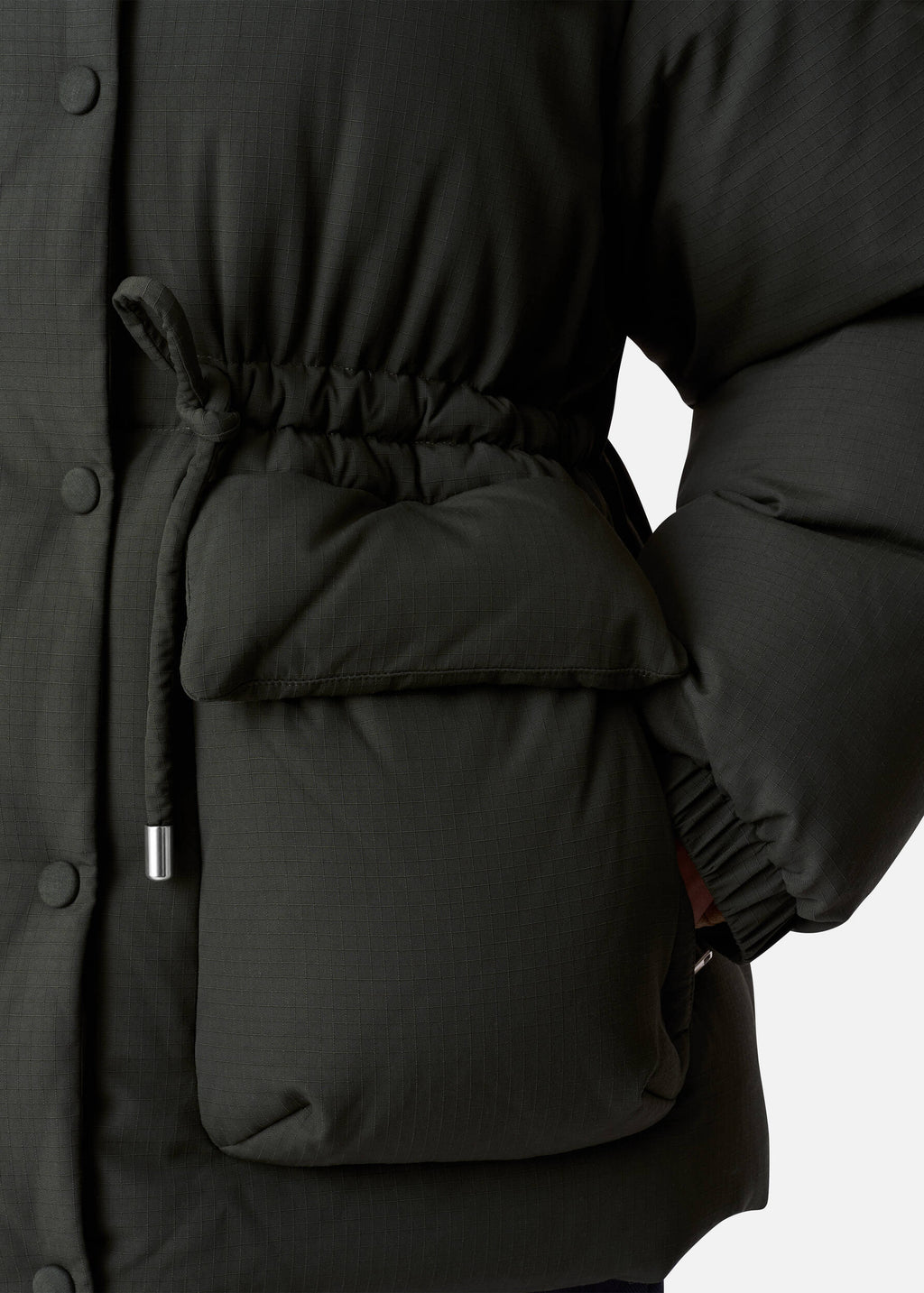 Grove Puffer Jacket - Dark Green - image 11
