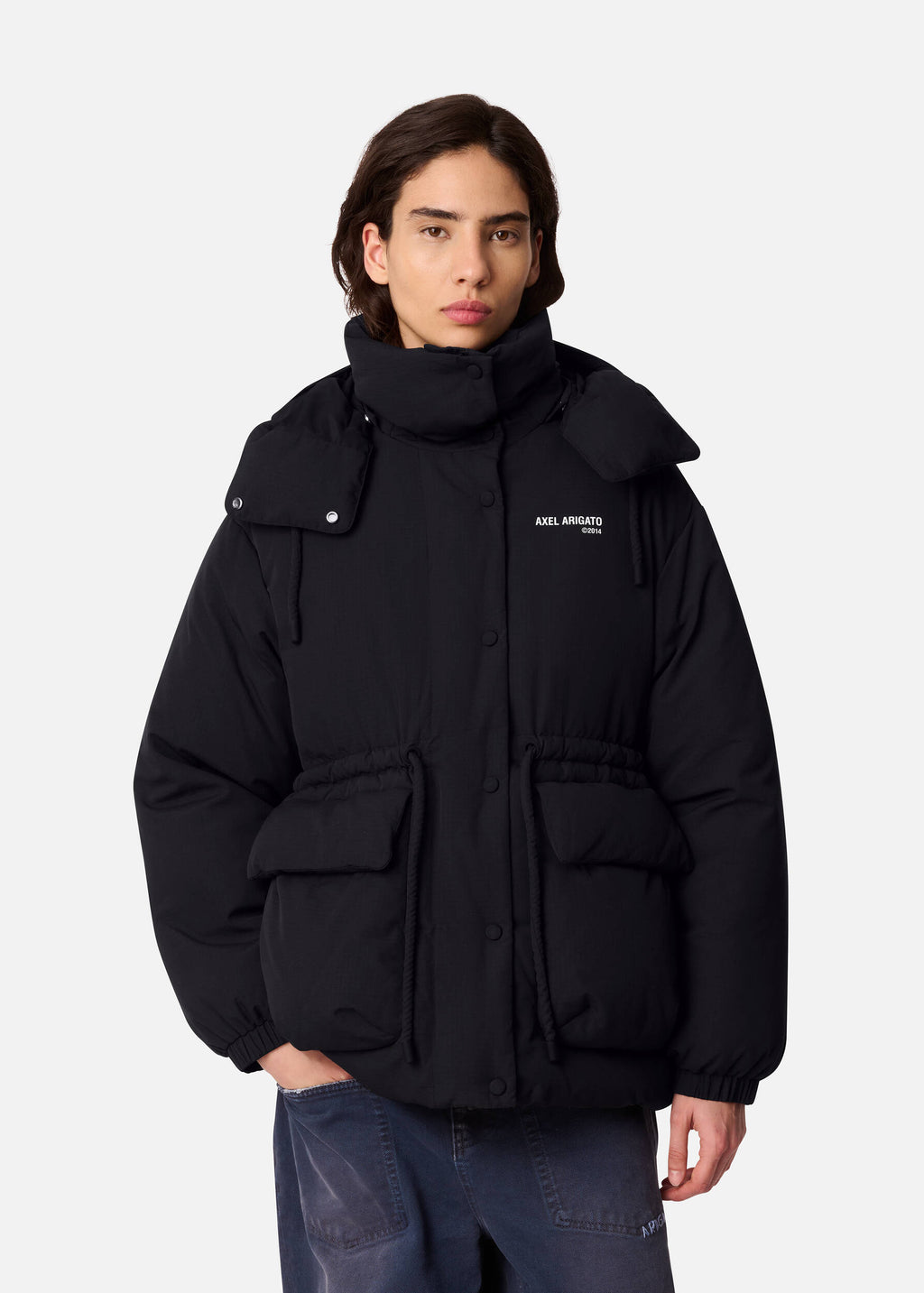 Grove Puffer Jacket - Black - image 2
