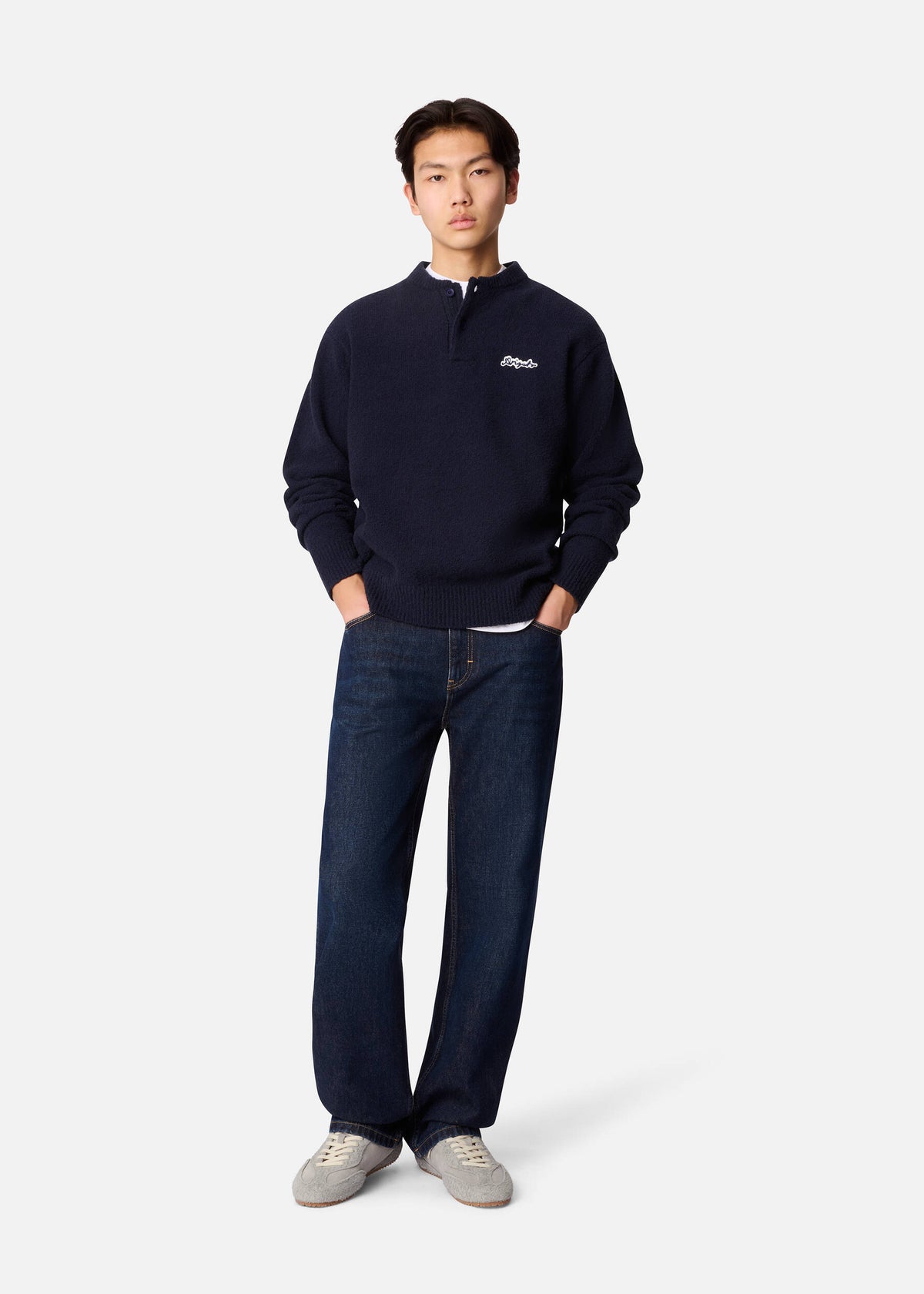 Tag Sweater - Navy - image 4