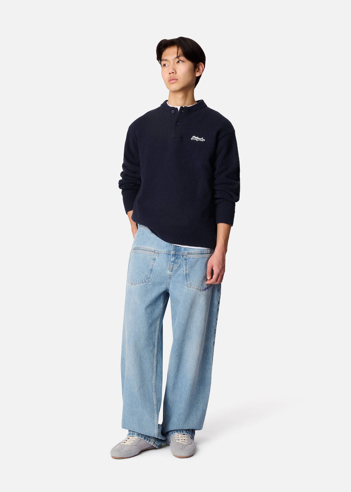 Tag Sweater - Navy - image 5