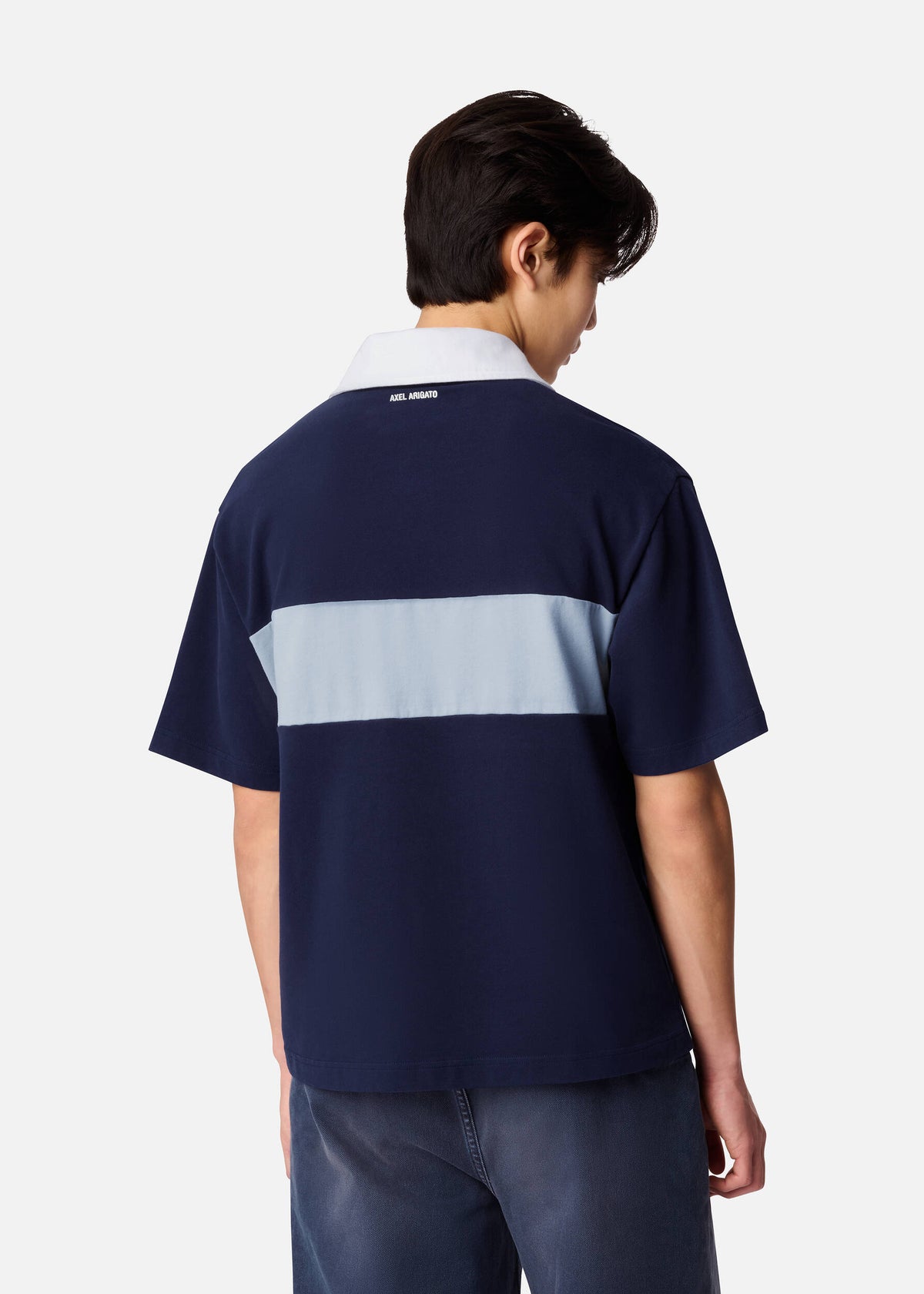 Brook Polo Shirt - Navy/Stone Blue - image 3