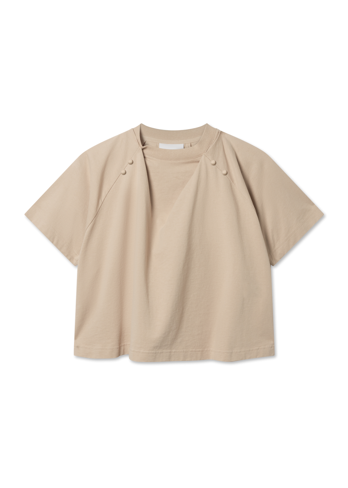 Hosta T-Shirt - Dark Beige - image 1