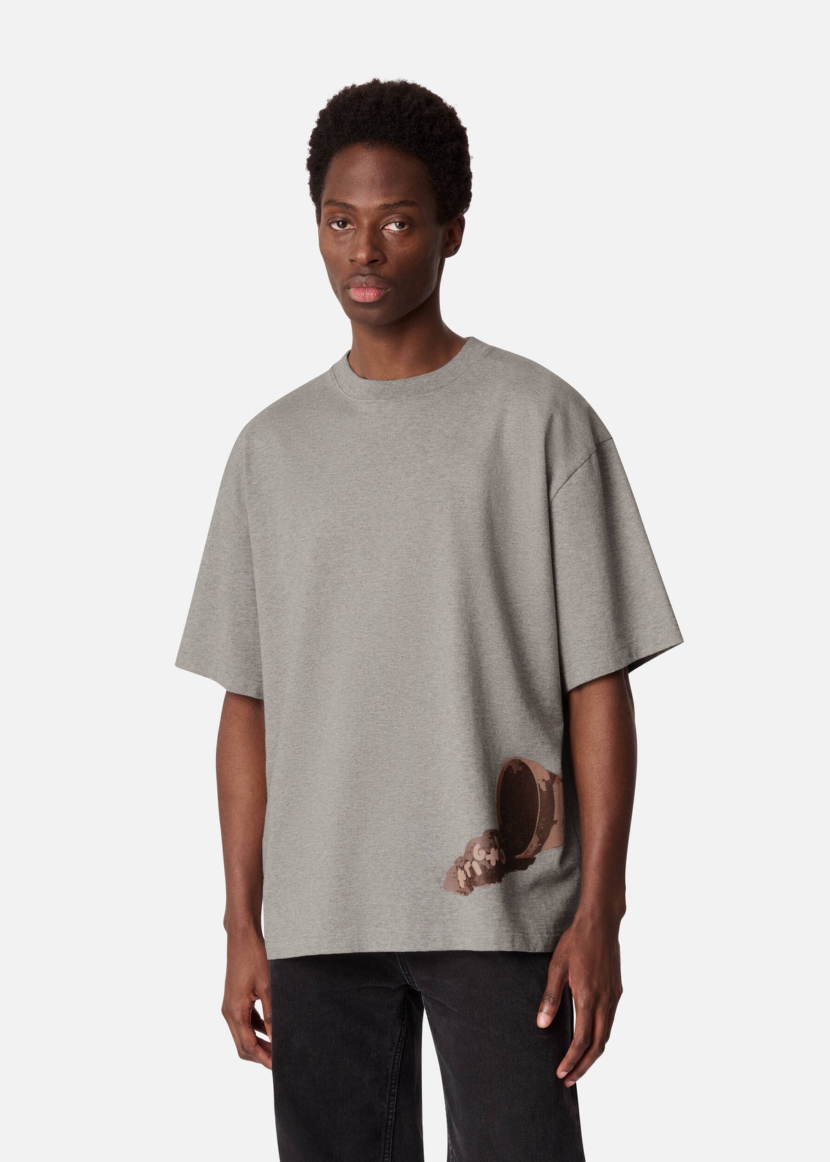 Fallen T-Shirt - Grey Melange - image 2