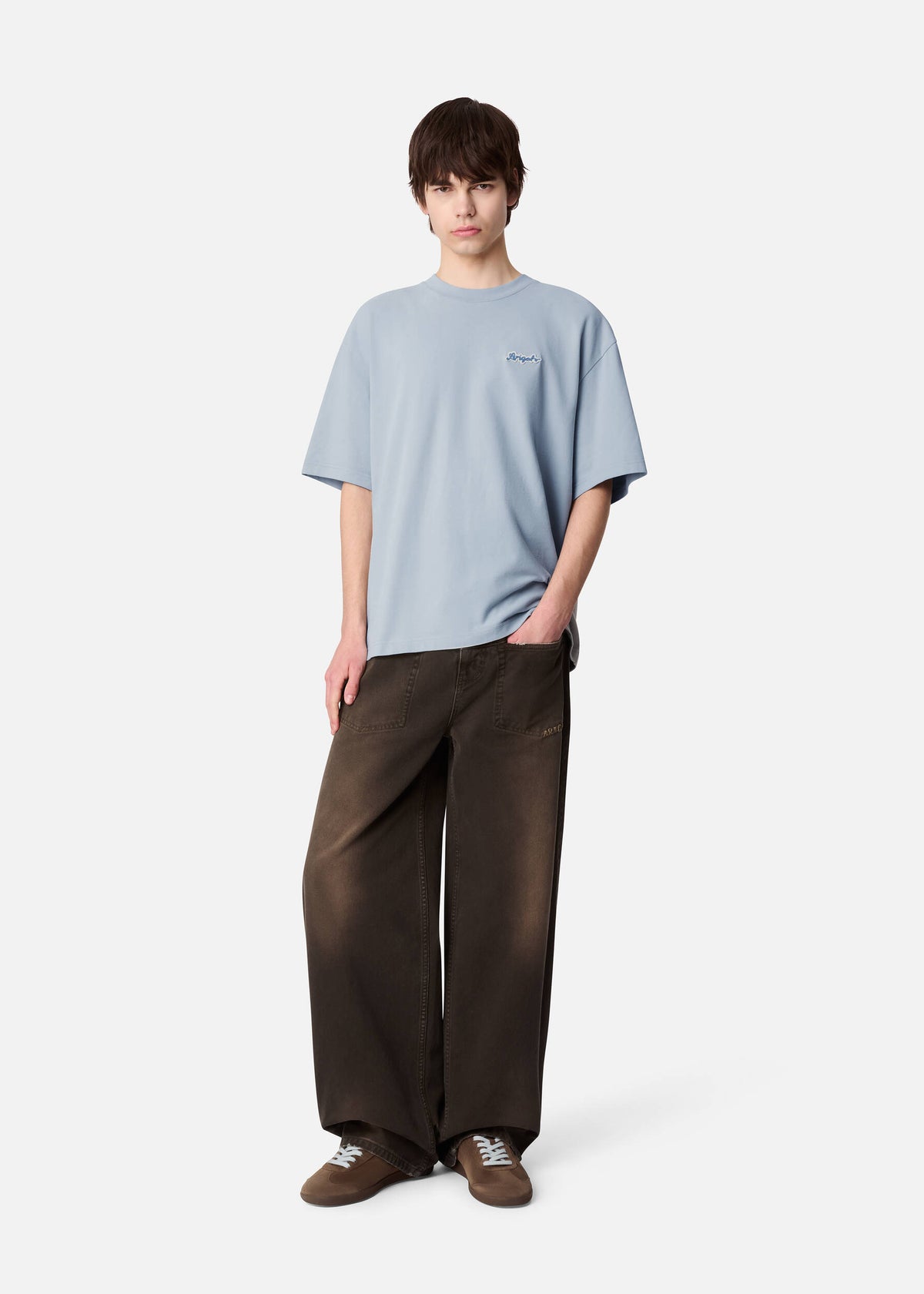 Trace T-Shirt - Stone Blue - image 4
