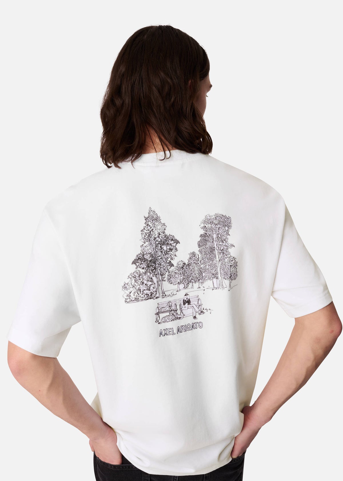 Forest Sketch T-Shirt - White - image 6