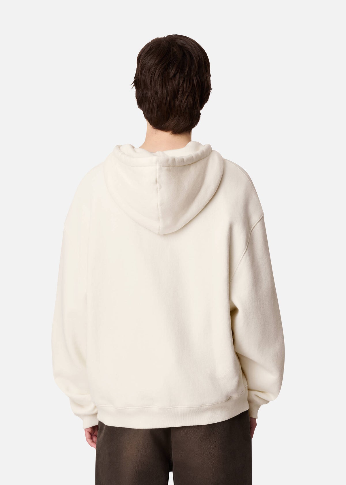 Rhys Zip Thru Hoodie - Cream - image 3