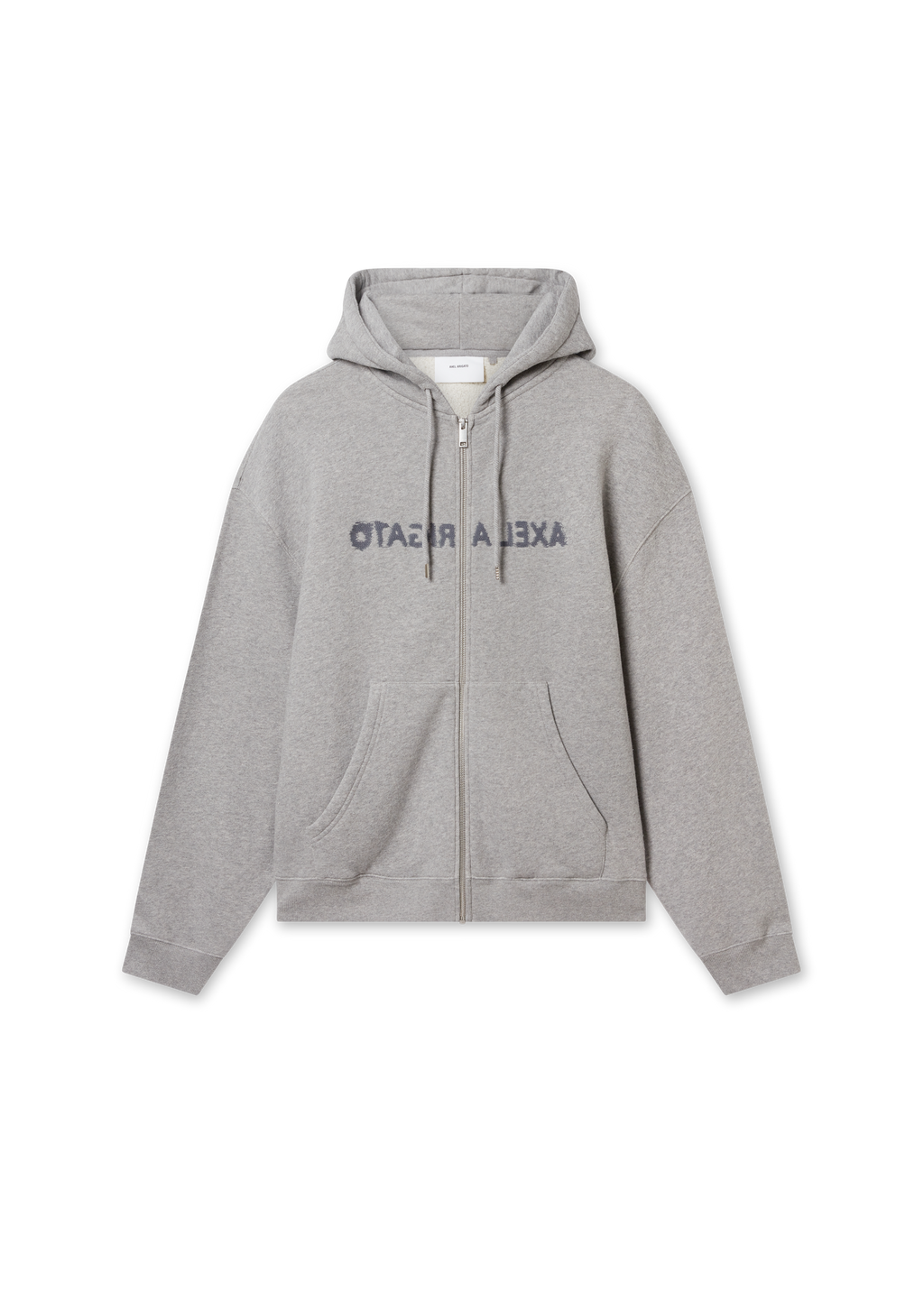 Rhys Zip Thru Hoodie - Grey Melange - image 1