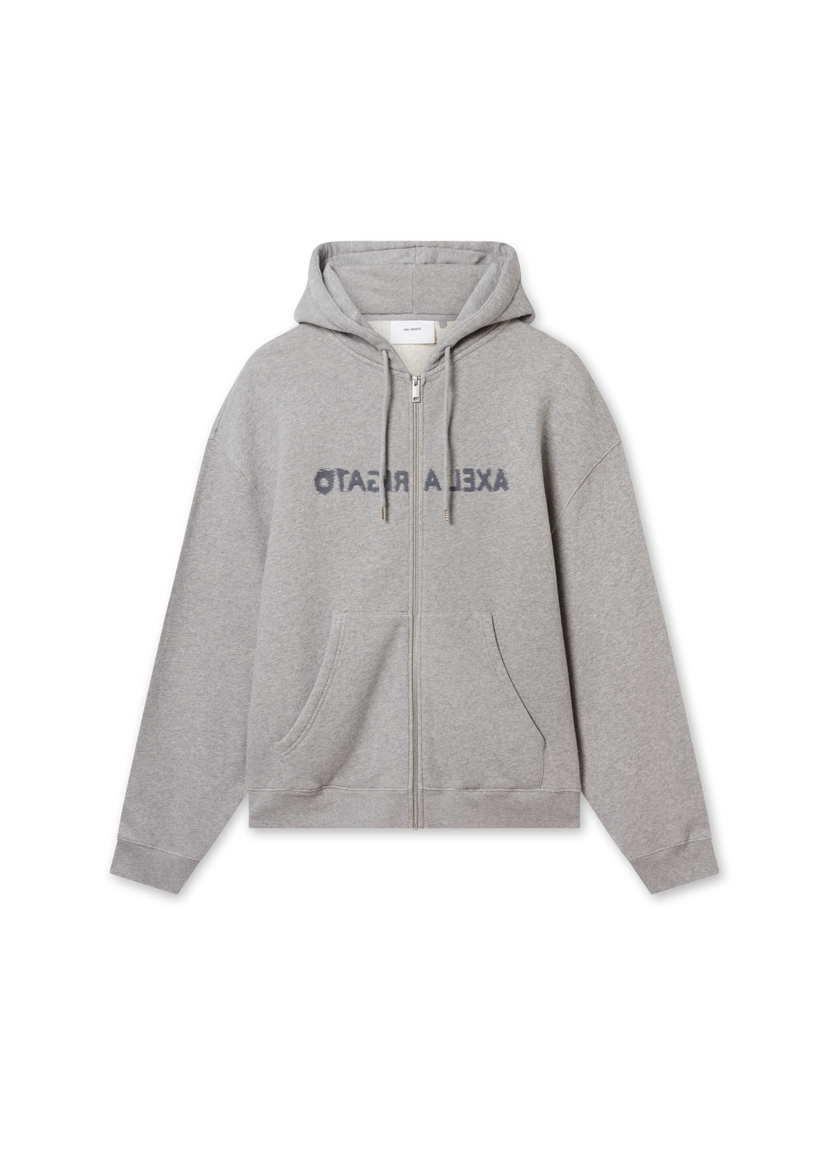 Rhys Zip Thru Hoodie - Grey Melange - image 1